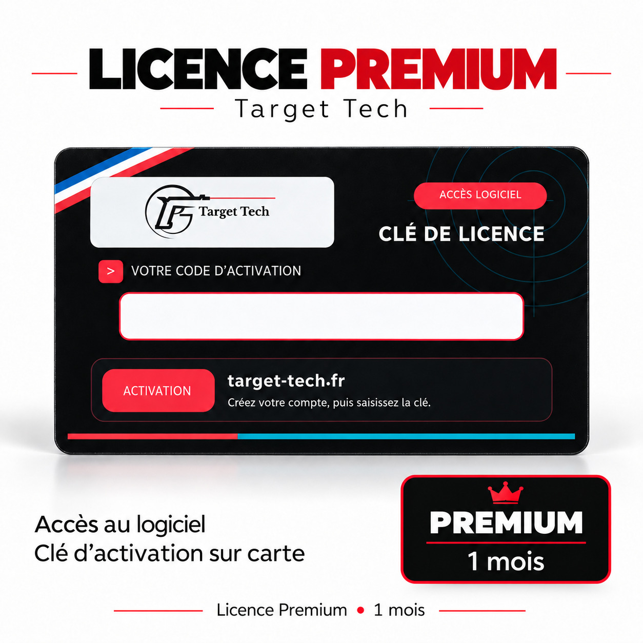 Licence Target Tech Premium 1 mois – Logiciel de tir laser